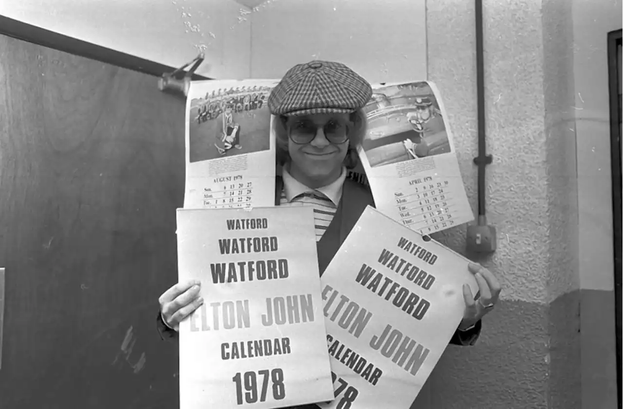 When Elton John was the star of a special Watford calendar