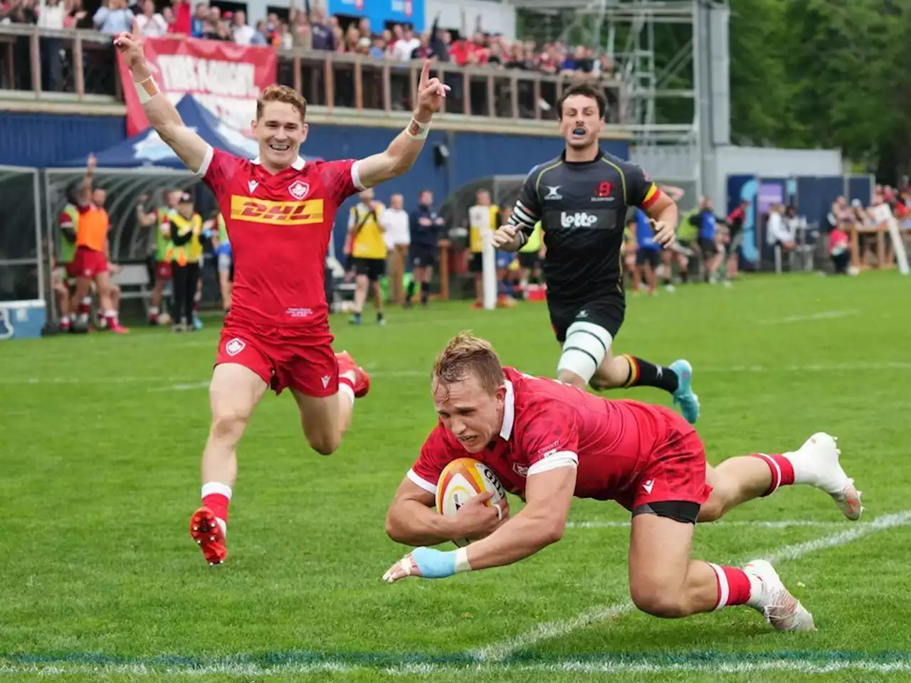 Canada hammers Belgium in men's rugby