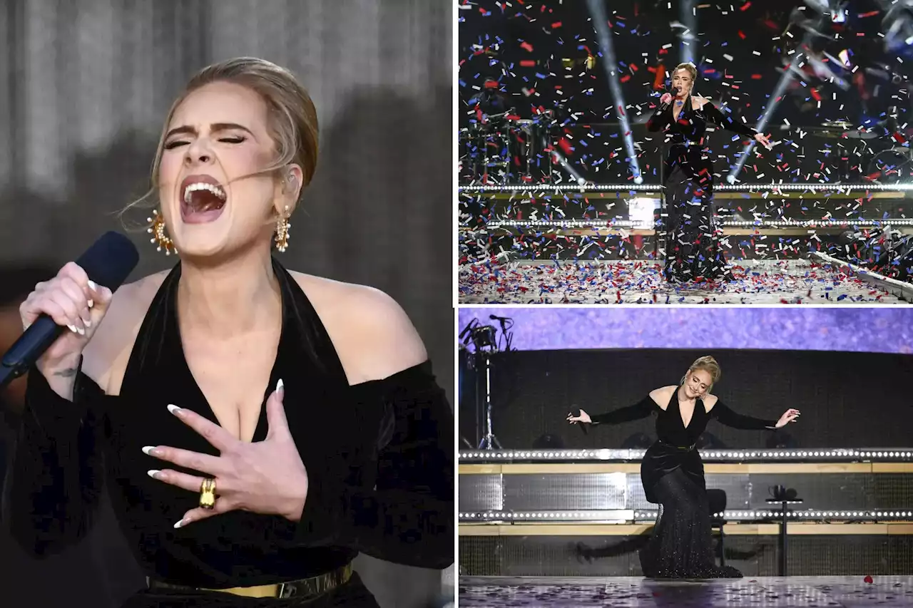 Adele moved to tears as she performs at London’s BST Hyde Park Festival, stops show to help fans