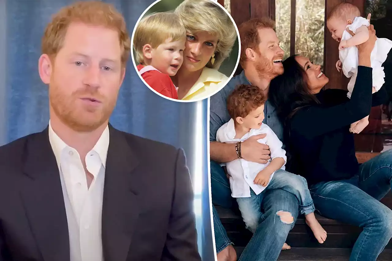 Prince Harry: I see Princess Diana’s ‘legacy’ in my children