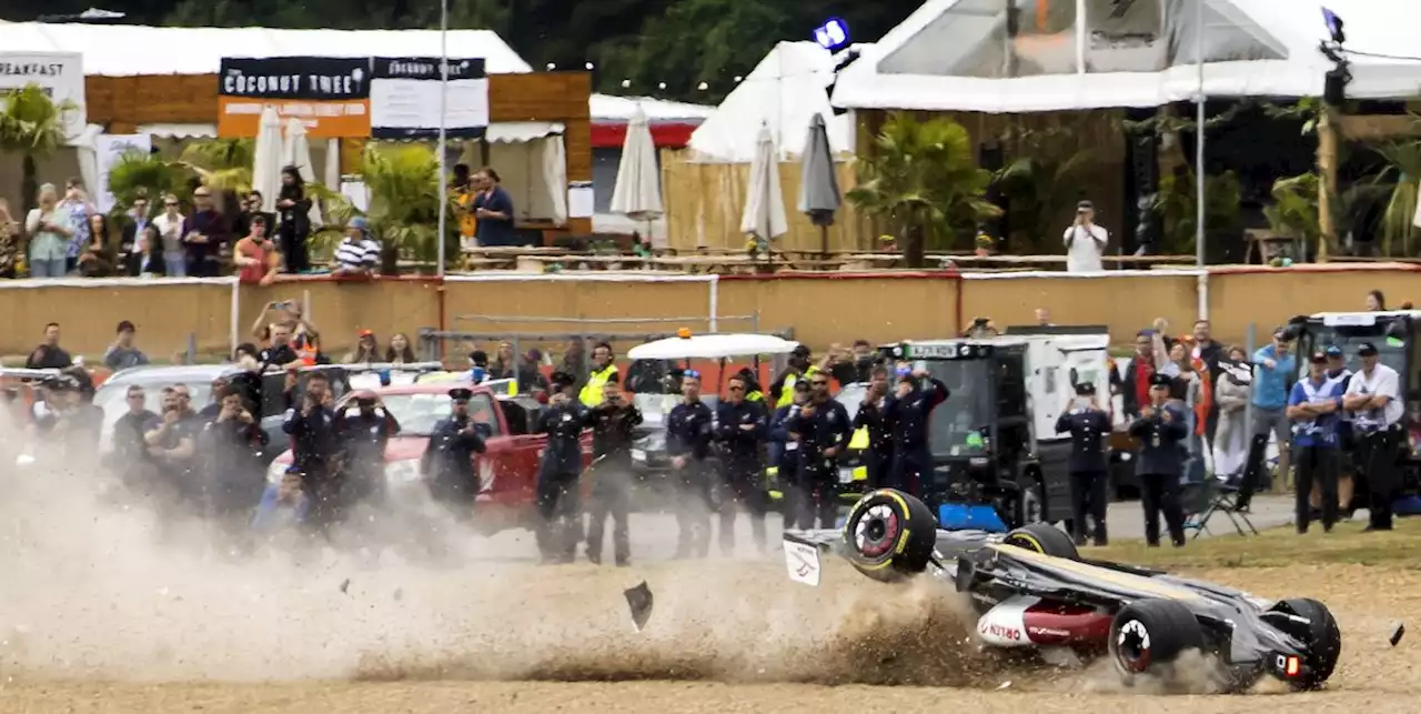 British Grand Prix Red Flagged for Multi-Car Crash