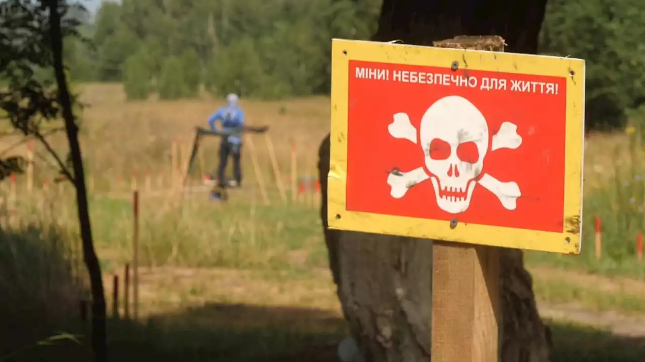 Ukrainian civilians learning the hard way that Russian mines will take years to clear