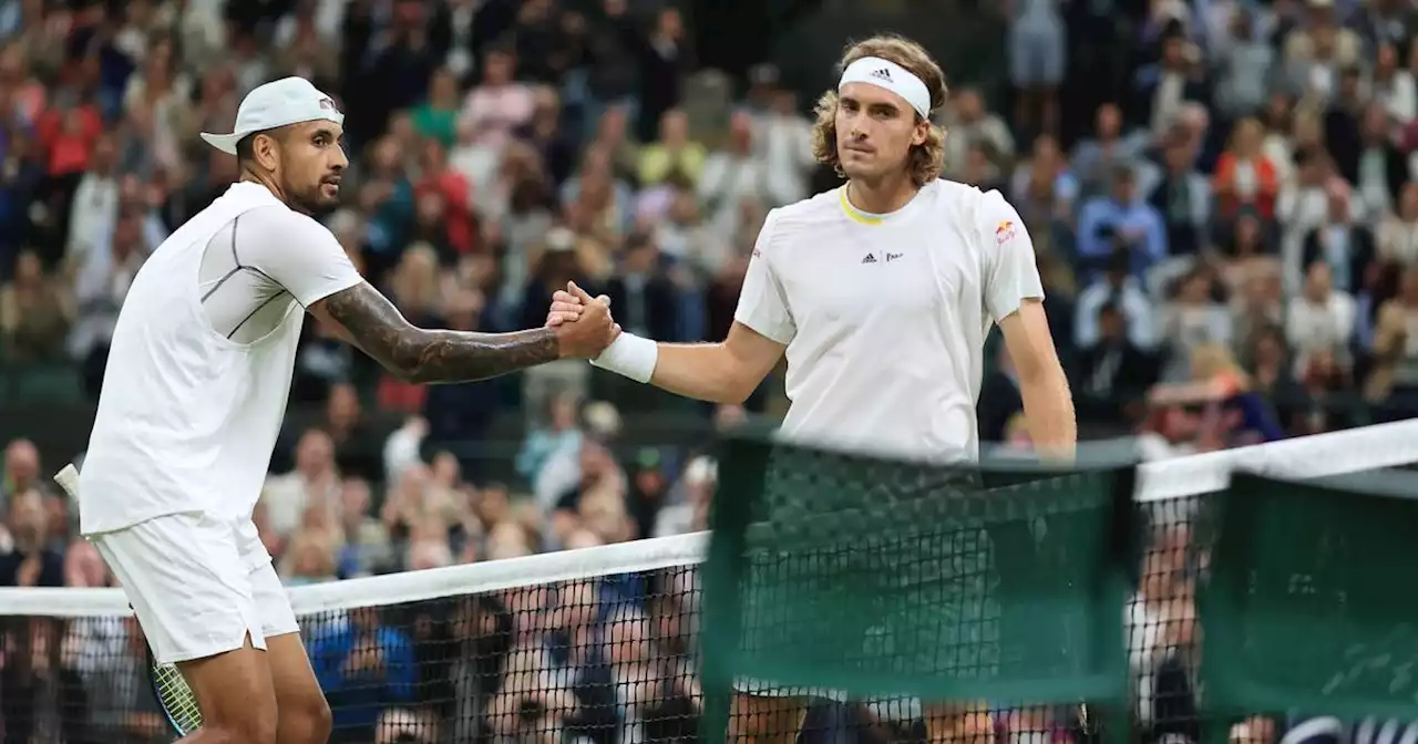 Wimbledon: 'Tyrann' - Tsitsipas beschimpft Kyrgios nach Skandal-Match