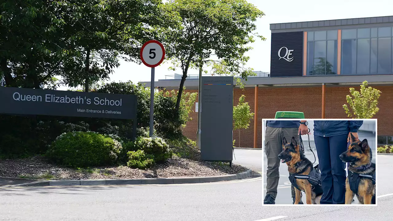 Parents' fury as school uses sniffer dogs to stop kids bringing drugs in