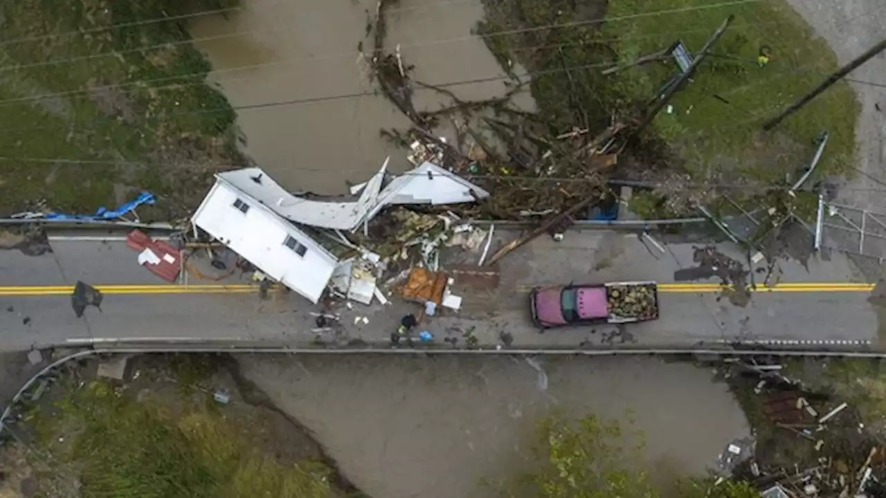 Las inundaciones en Kentucky dejaron al menos 16 muertos