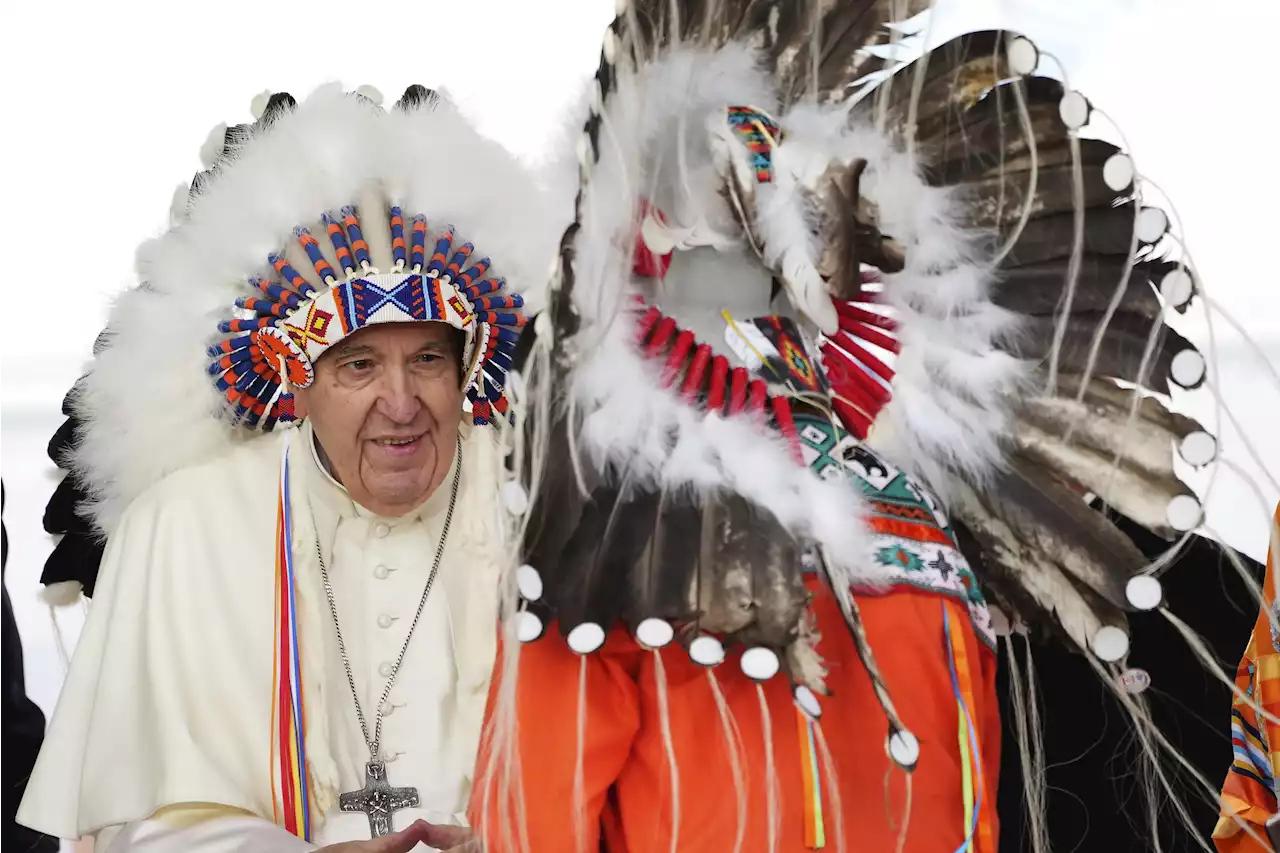 AP PHOTOS: Pope makes a penitential pilgrimage to Canada