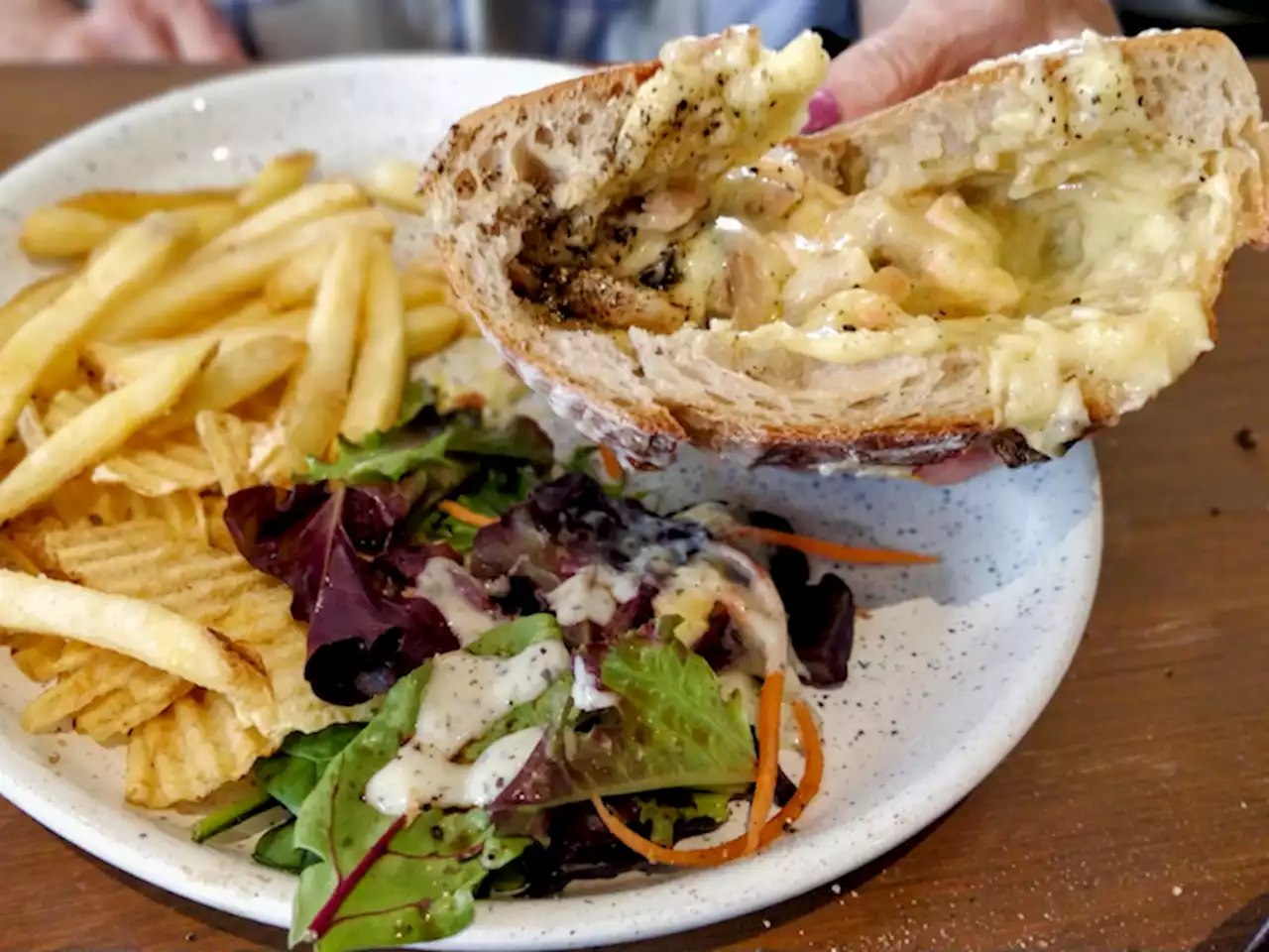 A behemoth of a butty at this Broadgate food, drink and arts pub