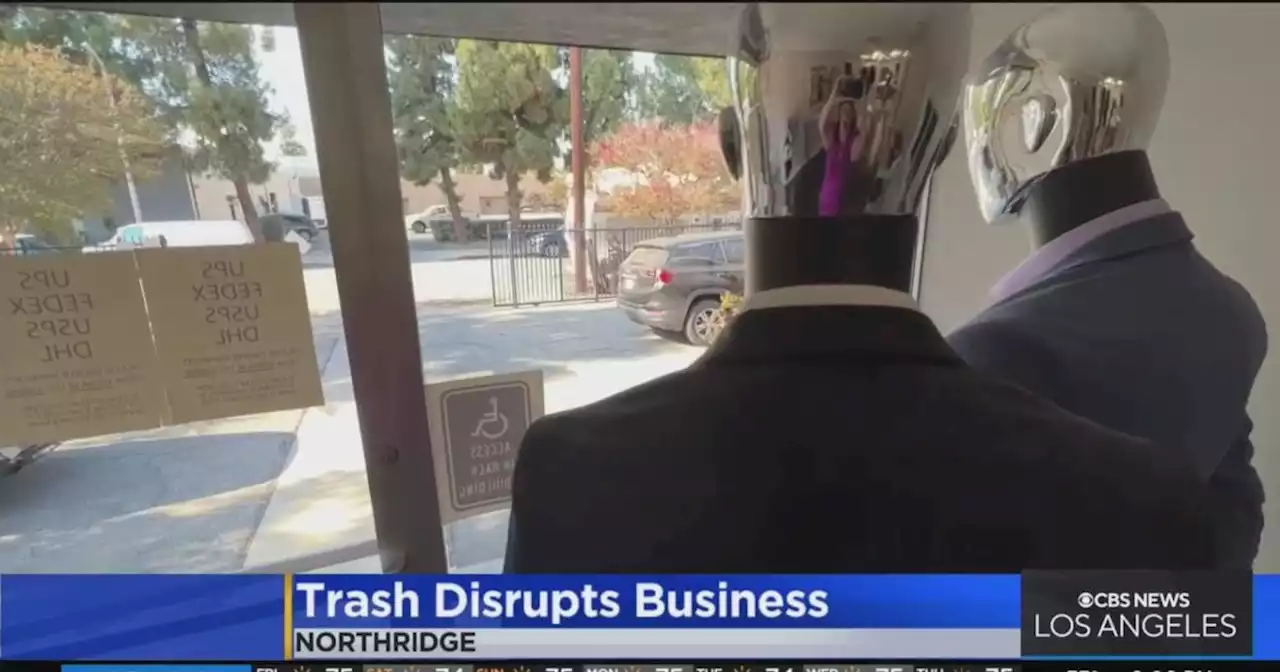 Northridge business owner says homelessness hurting sales