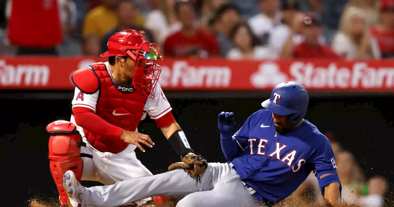 Rangers capitalize on LA miscues, beat struggling Angels 7-2