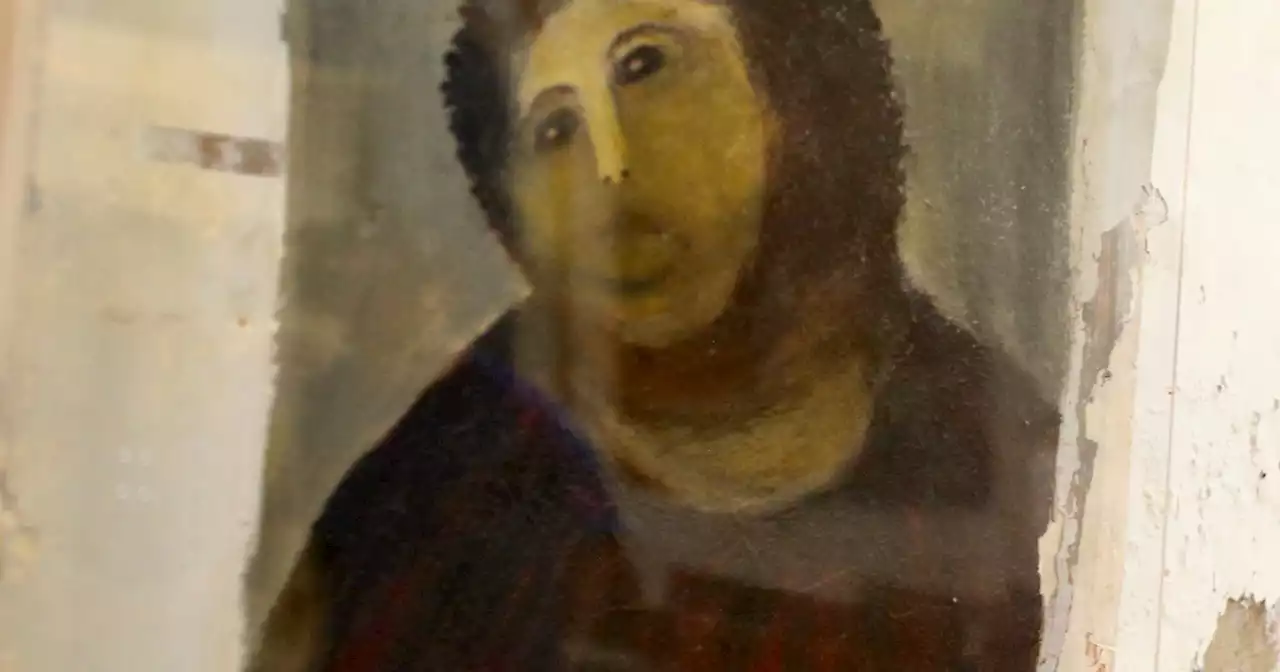 Ecce Homo: el pueblo que revive gracias a la restauración fallida de una imagen de Cristo