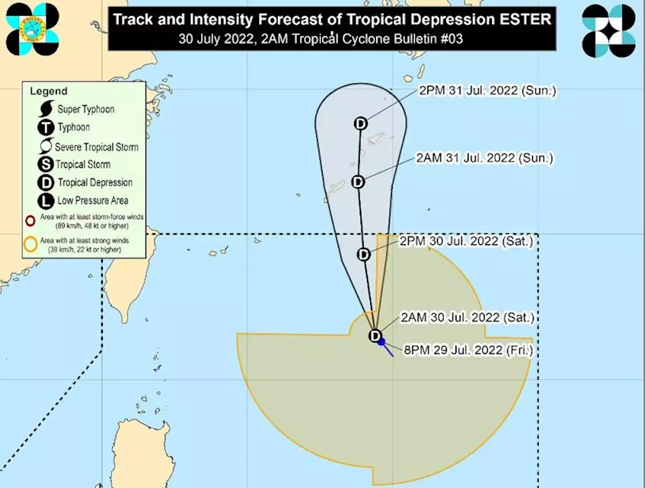 Ester, Habagat to bring cloudy skies, scattered rains over NCR, Samar provinces, 7 areas