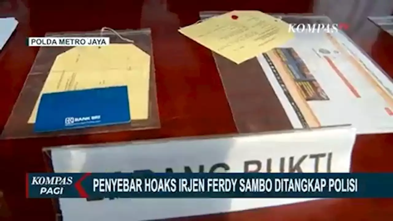 Penyebar Hoax soal Kapolda Metro Jaya dan Ferdy Sambo Ditangkap Polisi!