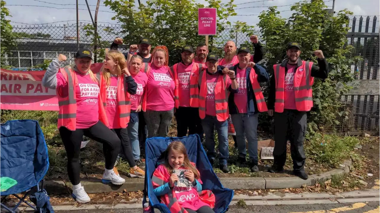 BT accused of 'gaslighting' members after announcement of millions in profit as Leeds staff join national strikes