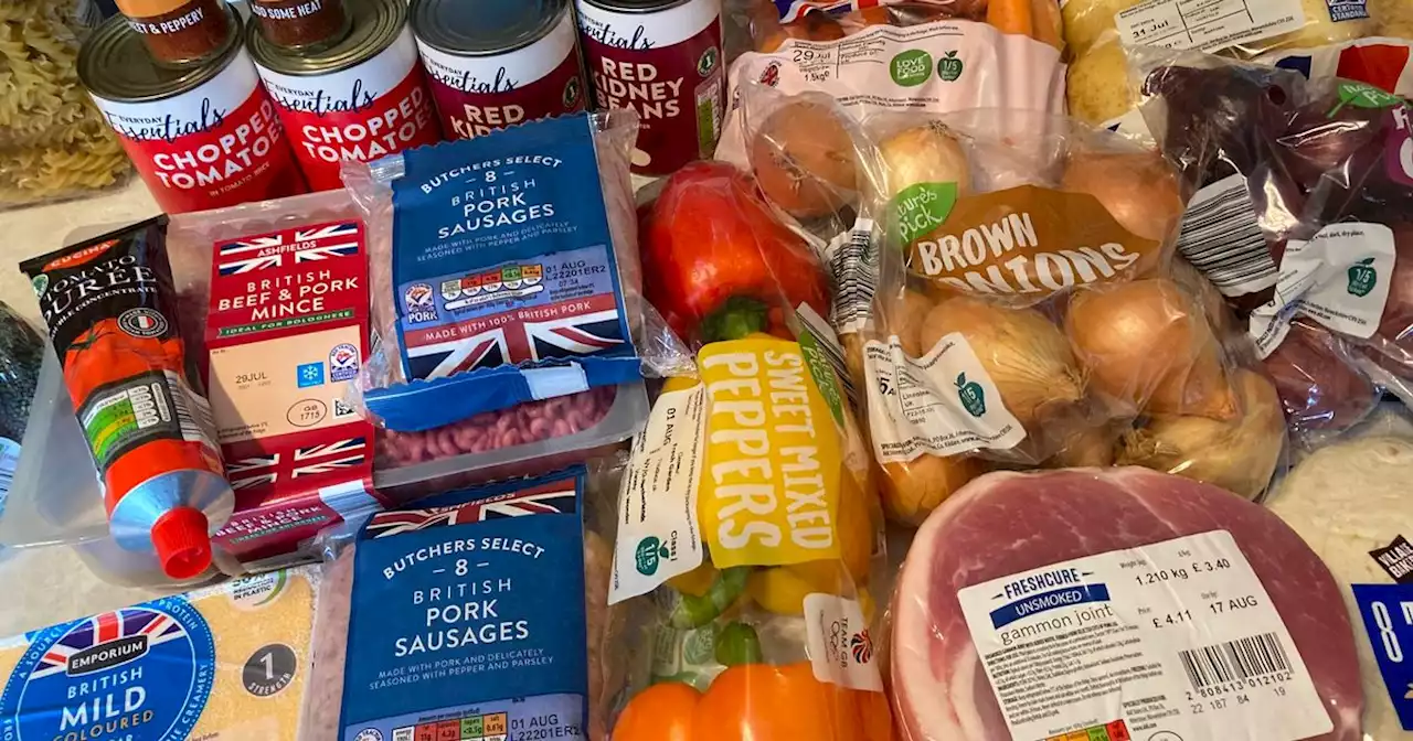 Mum's £26.73 Aldi shop which made five 'failsafe' family meals