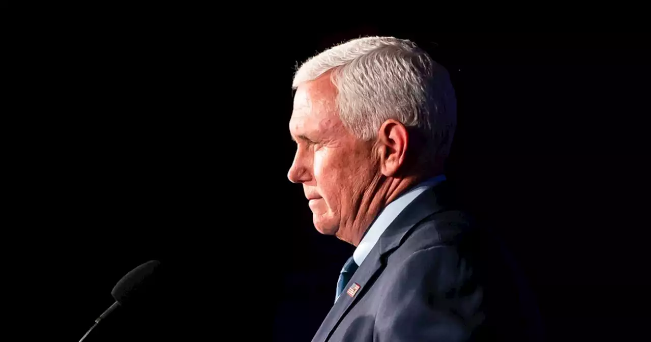 Mike Pence pretends not to notice the elephant in the room