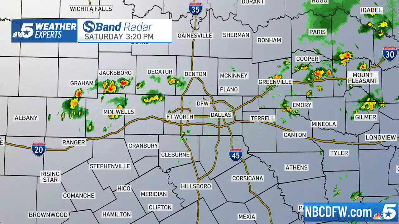 LIVE RADAR: Scattered Pop-Up Storms Bring Lightning, Gusty Winds