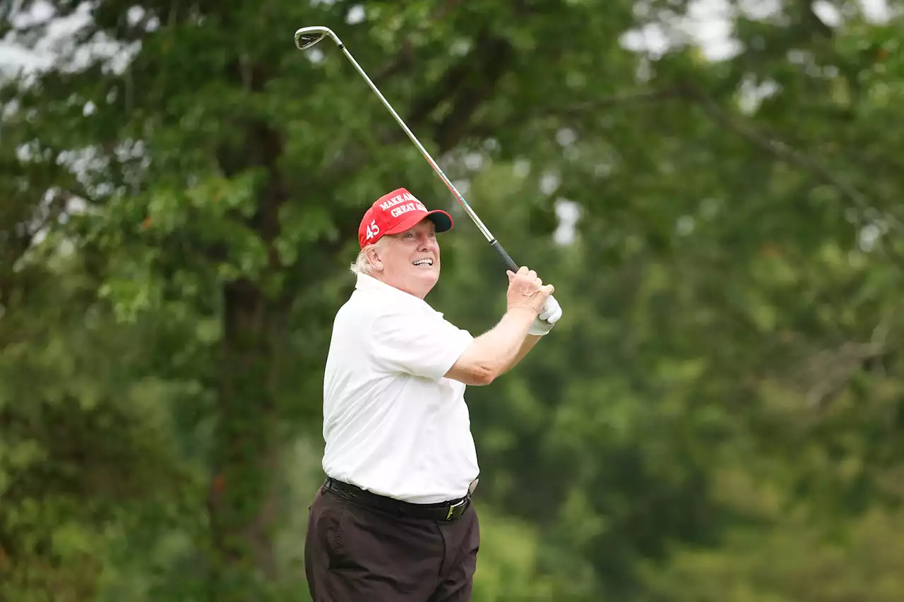 Host praises Donald Trump for 'powerful' golf display and teases Joe Biden