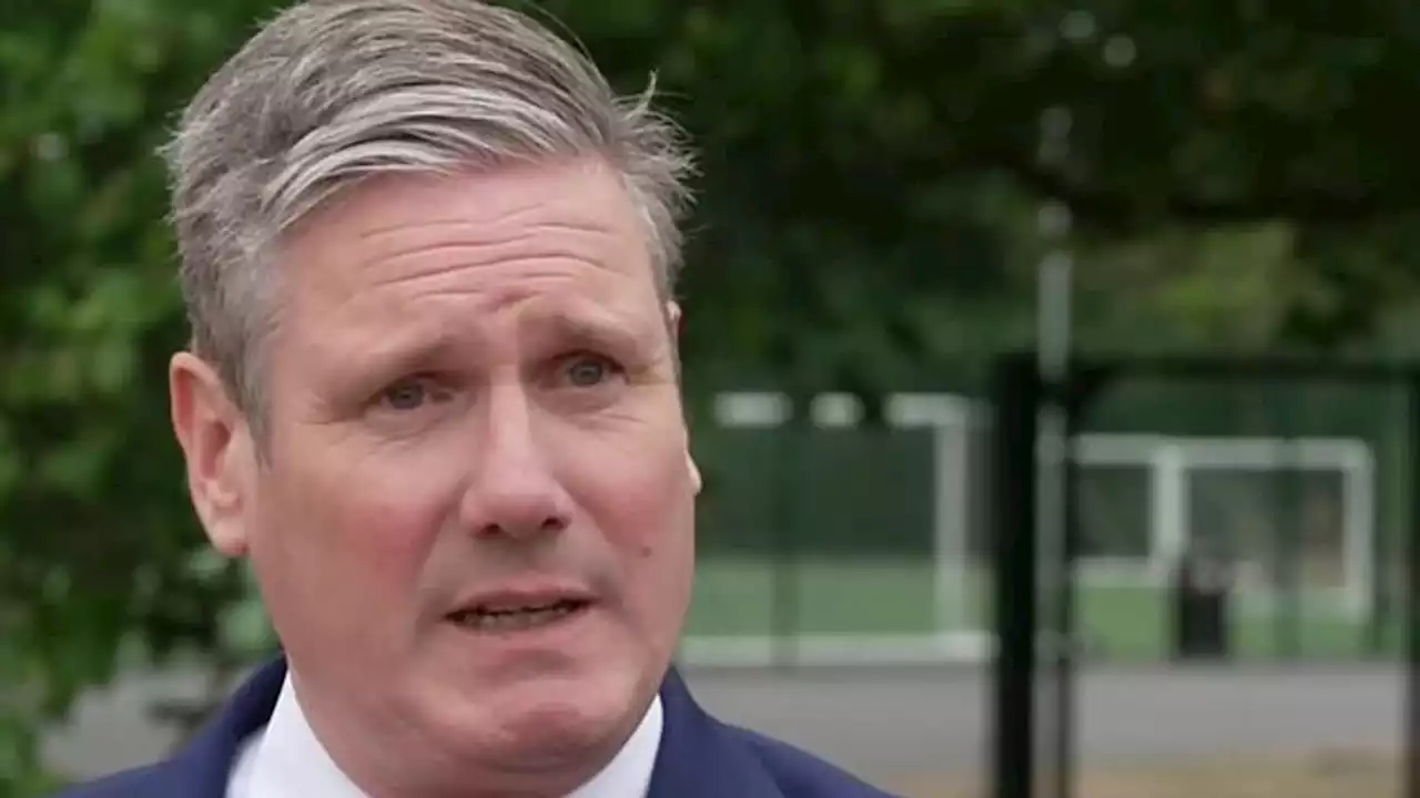 Labour leader Sir Keir Starmer says he sacked shadow minister for making up policy 'on the hoof' at picket line