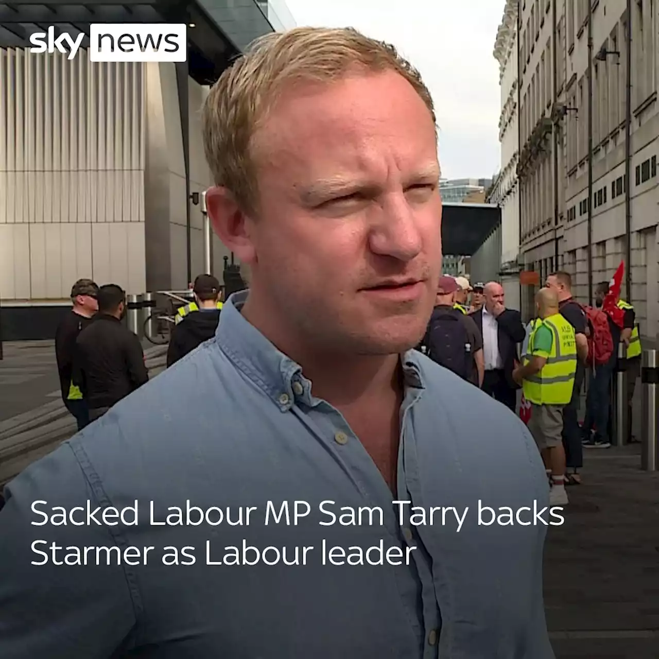 Labour leader Sir Keir Starmer says he sacked shadow minister for making up policy 'on the hoof' at picket line