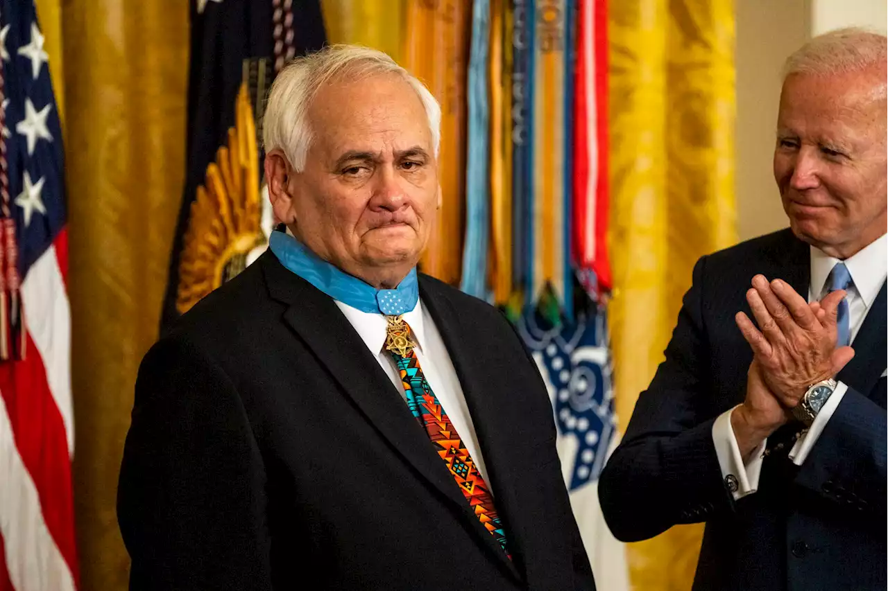 No, Biden Didn't Put Medal of Honor on Backwards