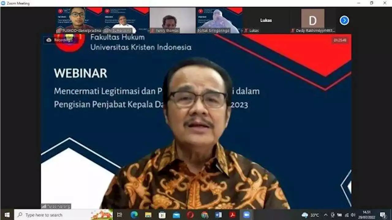 Penunjukan Penjabat Kepala Daerah Diharapkan Tidak Transaksional - Tribunnews.com