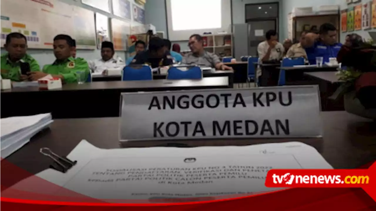 Pendaftaran Parpol Calon Pemilu Dibuka Senin 1 Agustus 2022, Ini Penjelasan KPU Medan