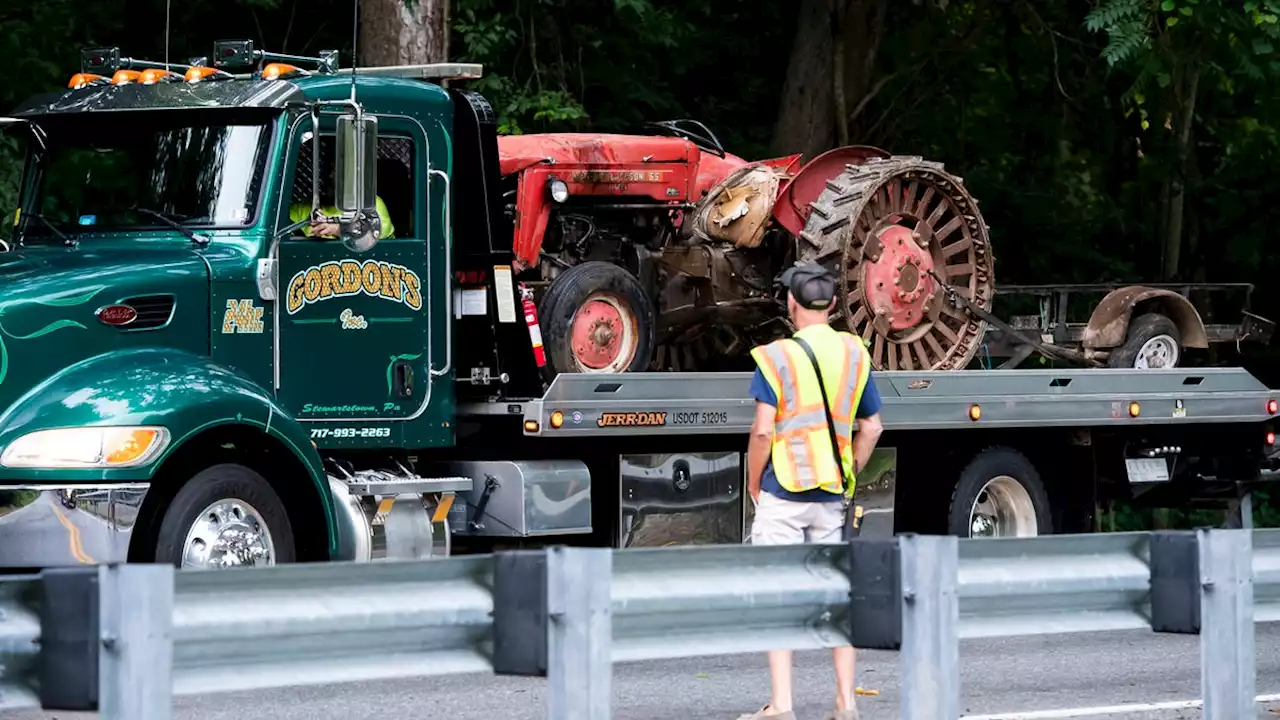 Children among 4 dead after farm tractor rolls over as it pulled a dozen people in a trailer, Pennsylvania police say