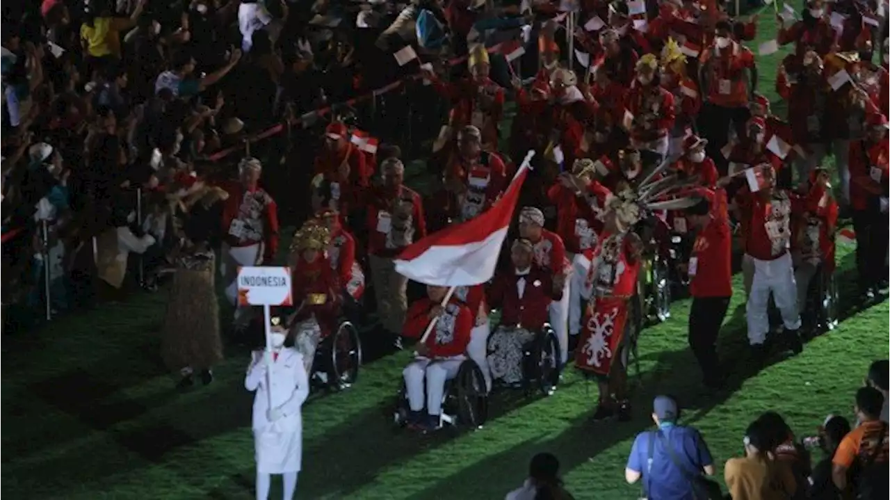 Sambil Angkat Keris, Wapres Ma'ruf Amin Resmi Buka ASEAN Para Games