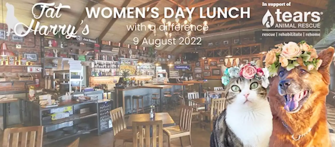 Book now for TEARS Women's Day Lunch at Fat Harry's