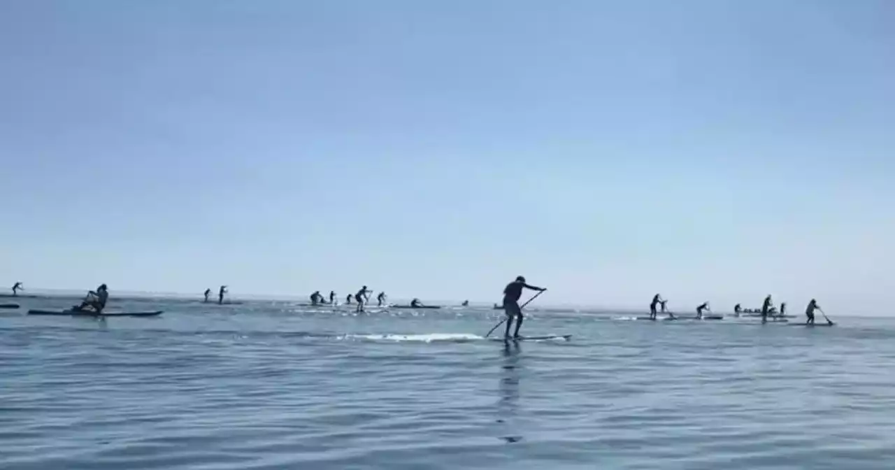 Highland Park parade shooting victims honored at annual Beach2Beach Paddle Race