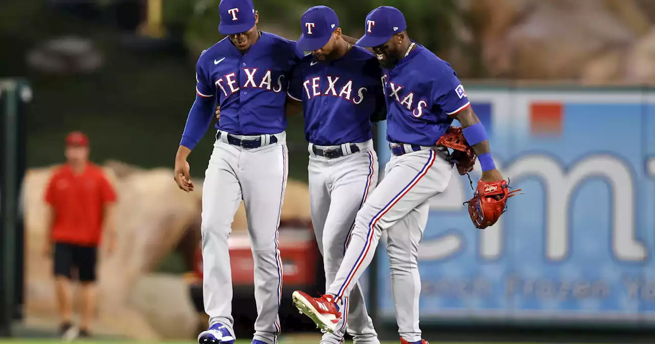 Rangers capitalize on LA miscues, beat struggling Angels 7-2