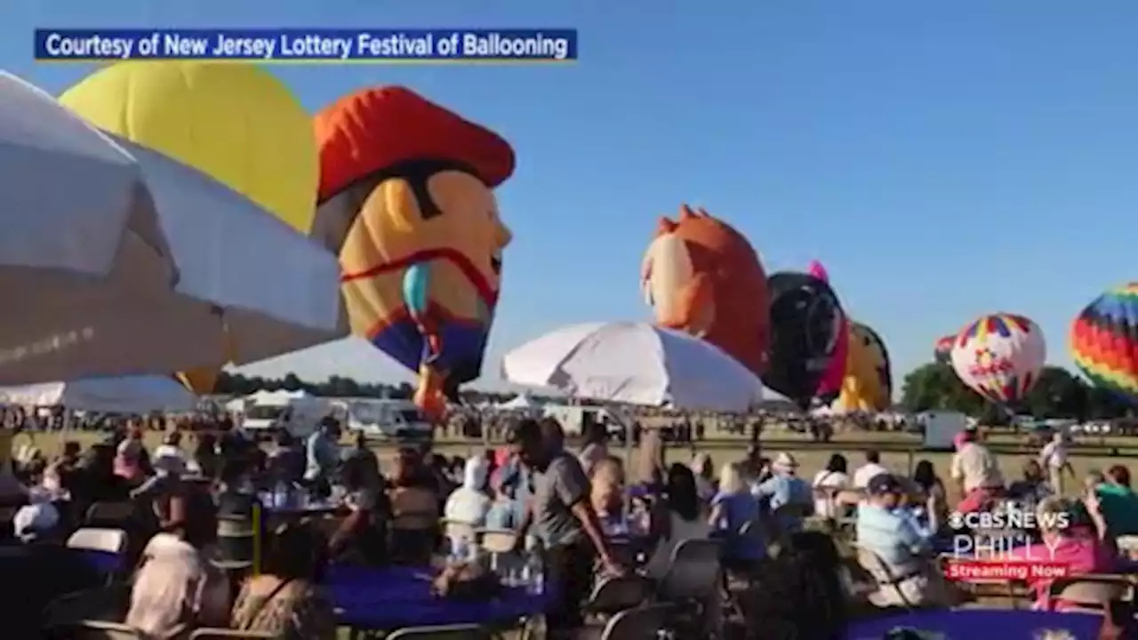 New Jersey Lottery Festival Of Ballooning Underway In Readington, New Jersey