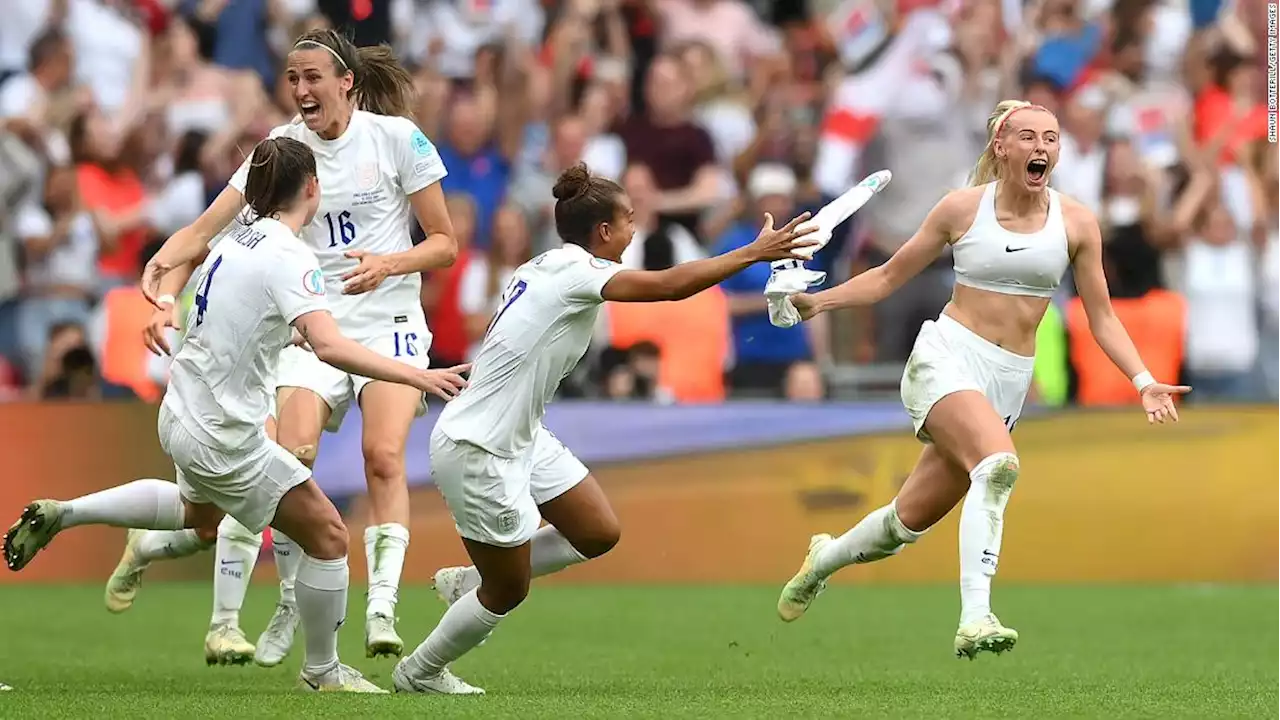 England wins its first ever major women's championship in 2-1 Euro 2022 win over Germany