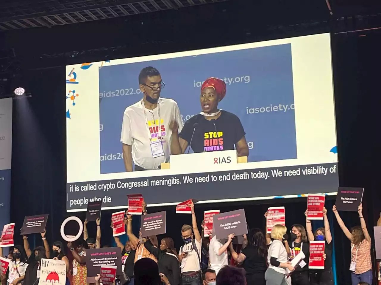 HEALTH: Activists at AIDS Conference protest ‘systemic racism’ behind visa denials and lack of funding driving new deaths