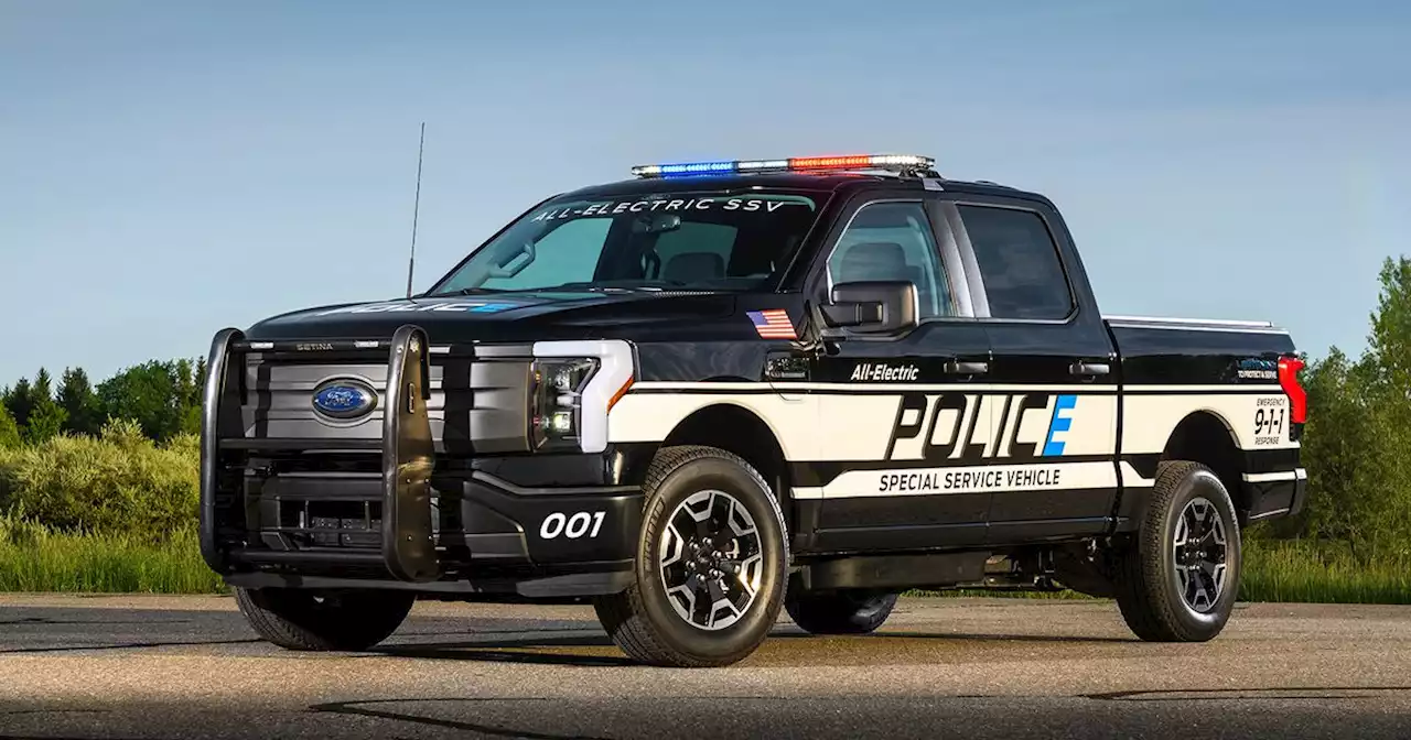 Ford introduces police version of the electric F-150 Lightning