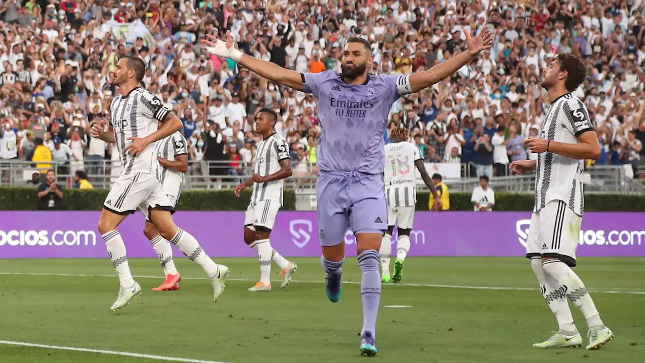 Grâce à Benzema et Dembélé, le Real Madrid et le FC Barcelonent assurent face à la Juventus et New York