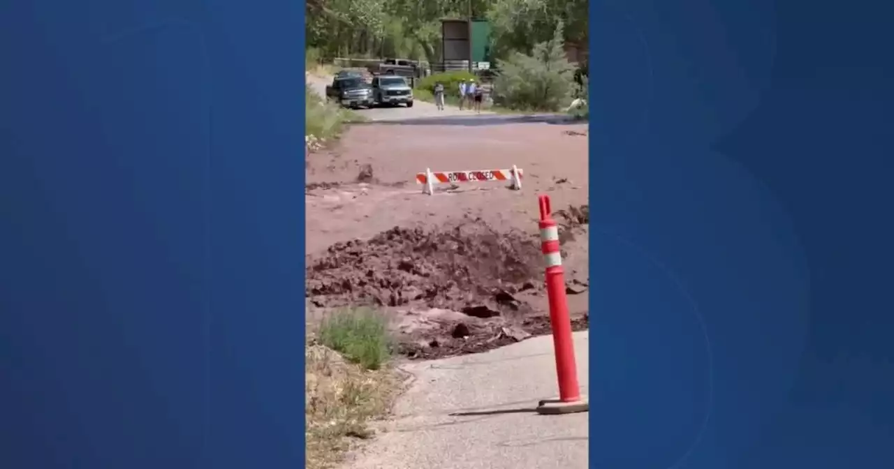 Flash floods hit Pack Creek Fire burn scar area near Moab