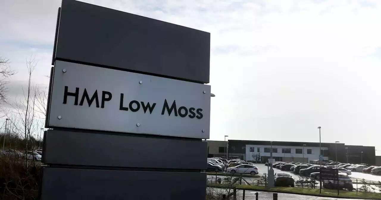 Two men rushed to Glasgow hospital from HMP Low Moss after 'assault'