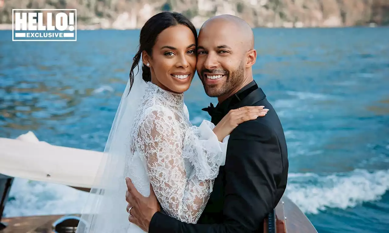 Exclusive: Rochelle and Marvin Humes renew vows in fairytale Lake Como ceremony