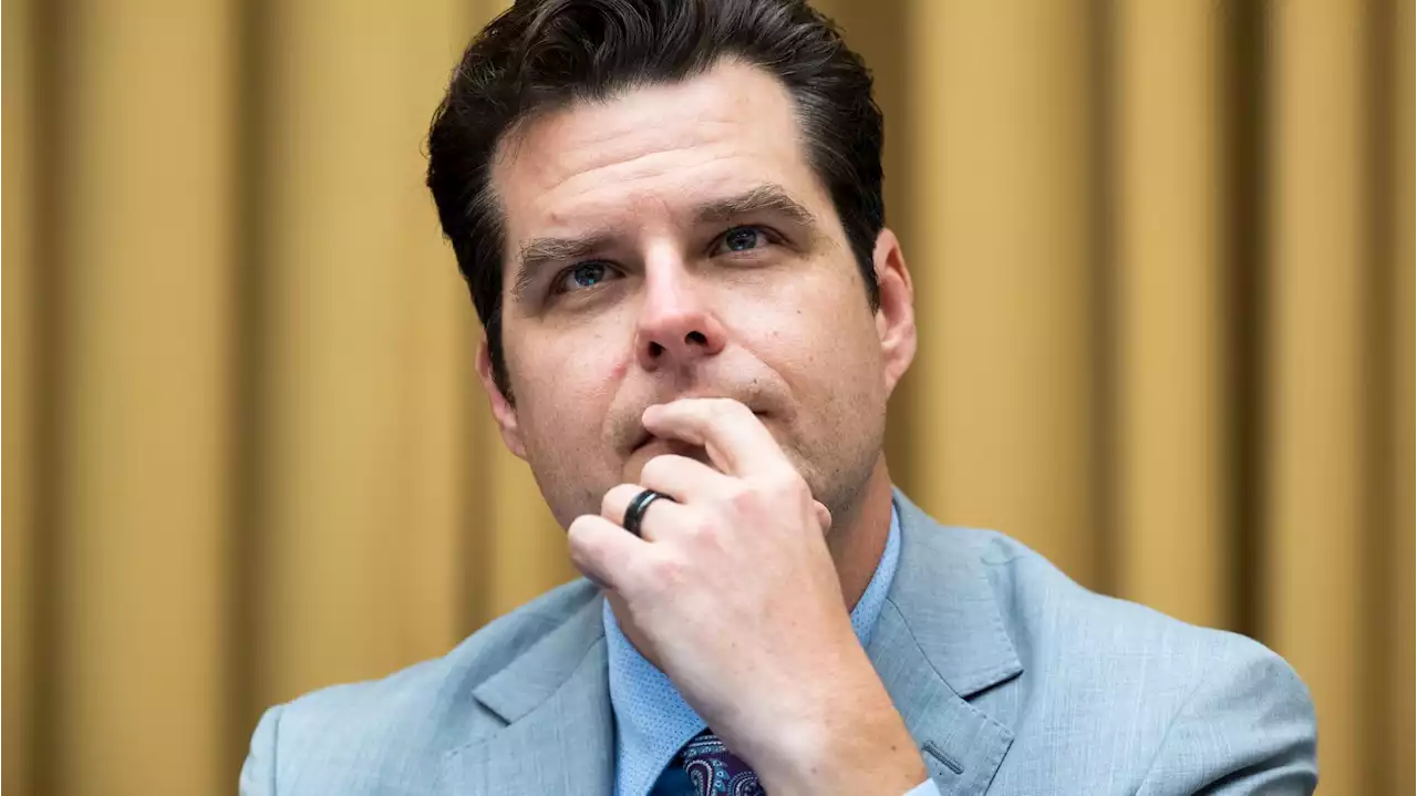 Report: Matt Gaetz Told Roger Stone 'Big Guy' Would Likely Get Him Off