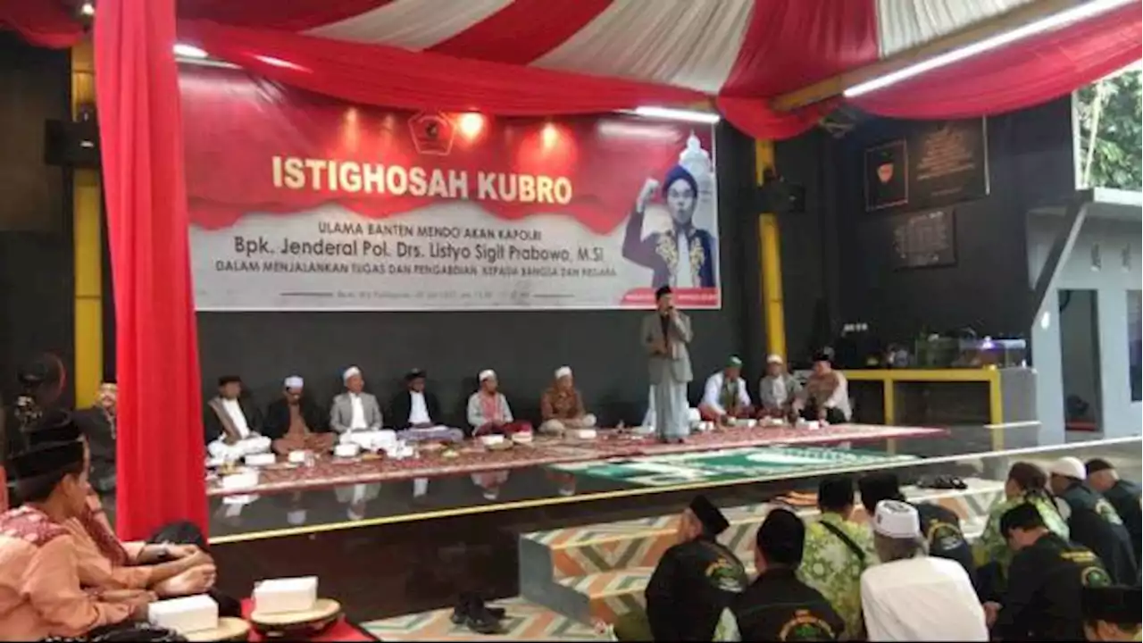 Ulama Banten Gelar Istighosah Kubro, Doakan Kapolri Mampu Selesaikan Kasus Tewasnya Brigadir J