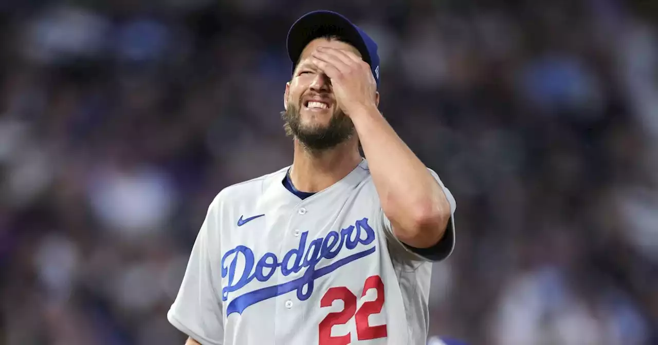 Clayton Kershaw's start comes to a screeching halt in Dodgers' loss to Rockies