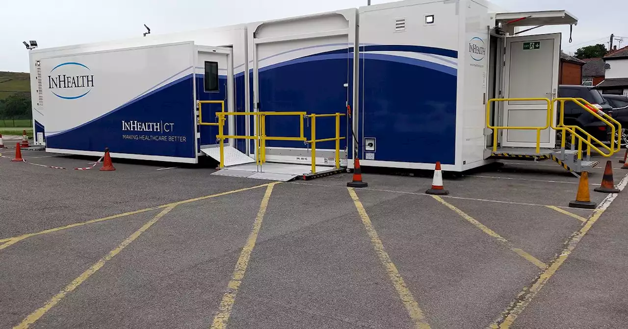 CT scanner to check for lung cancers installed in car park