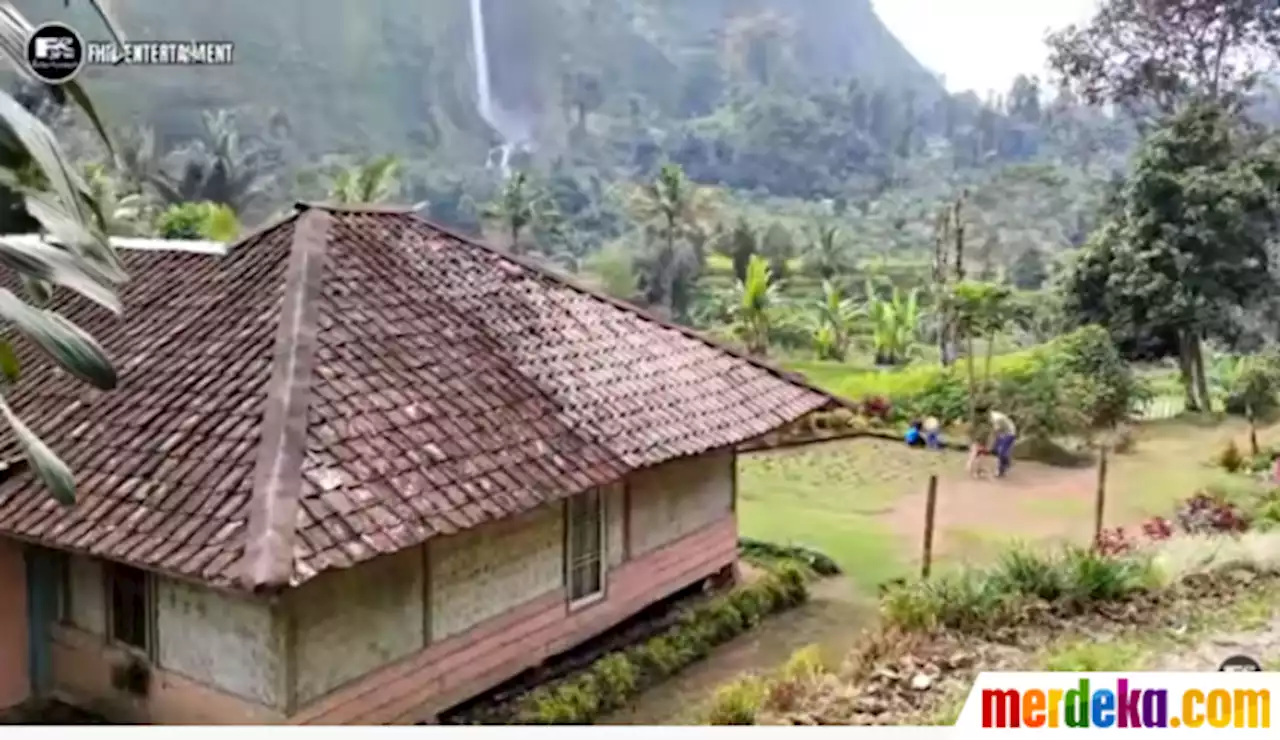 Foto : Potret Kampung Tersembunyi Cuma Ada Dua Rumah, Pemandangannya Ada Air Terjun Cantik | merdeka.com