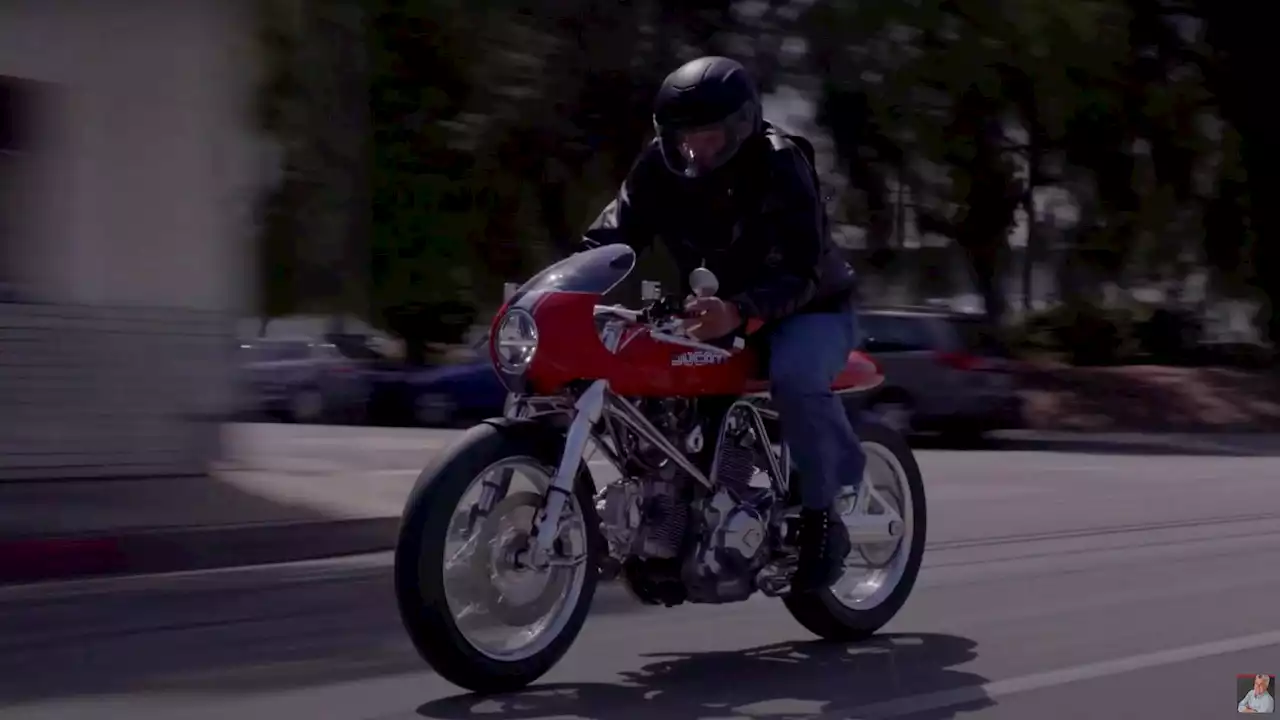 Revival Cycles Fuse Ducati rolls into Jay Leno's Garage