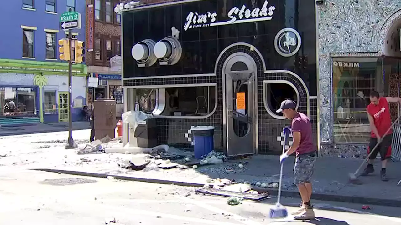 Jim's Steaks Owner Vows to Rebuild After Fire Rips Through South Philly Eatery