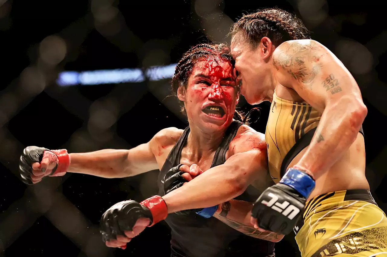 Julianna Peña May Need Plastic Surgery After Forehead Cut Open in UFC 277 Loss