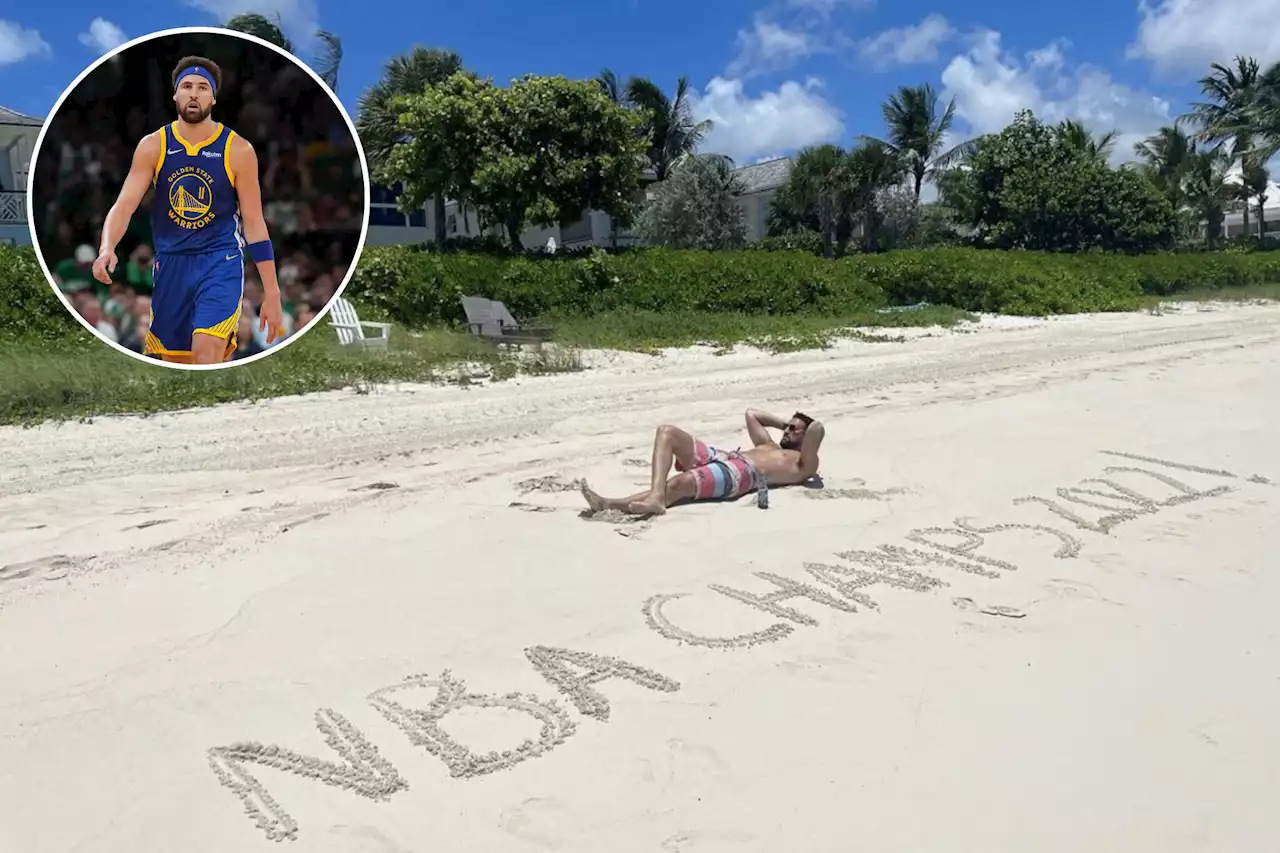 Klay Thompson’s epic Warriors’ victory lap continues from the Bahamas