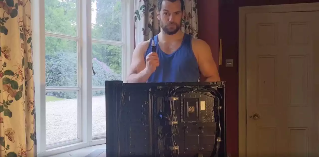 Henry Cavill has PC hardware issues just like you or me