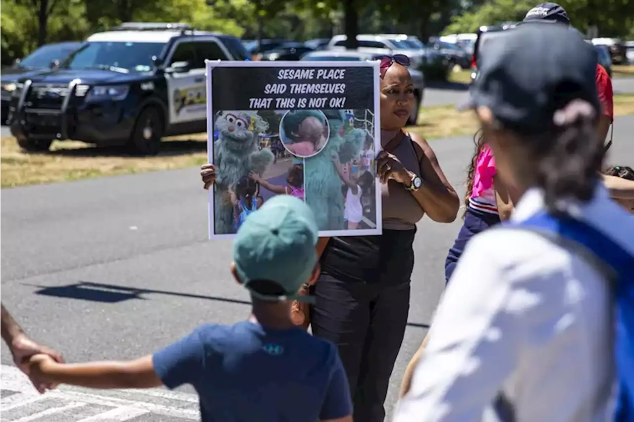 Protesters again target Sesame Place over snubbing of Black children